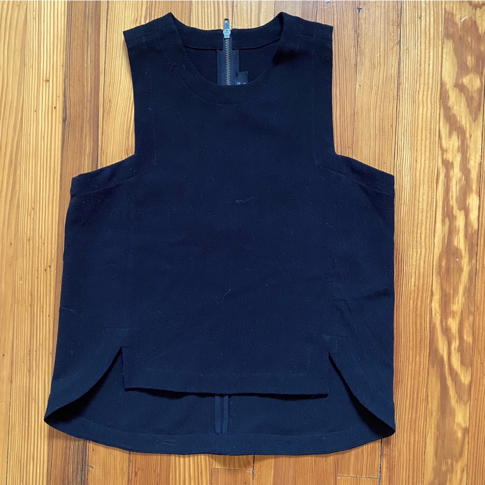 Lovers + Friends Black Structured Sleeveless Top